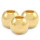 DQ metal bead Round 4mm Gold
